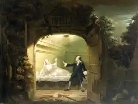 Wilson, Benjamin: David Garrick (1717-79) and George Anne Bellamy (c.1727-88) in Romeo and Juliet