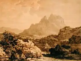 Cozens, Alexander: Horská krajina