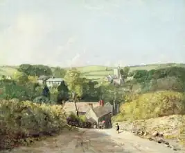 John Constable: View of Osmington Village with the Church and Vicarage ...