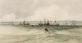 Francia, Francois Louis Thomas: View of Sheerness