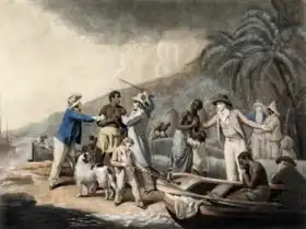Morland, George: Slave Trade, engraved by John Raphael Smith